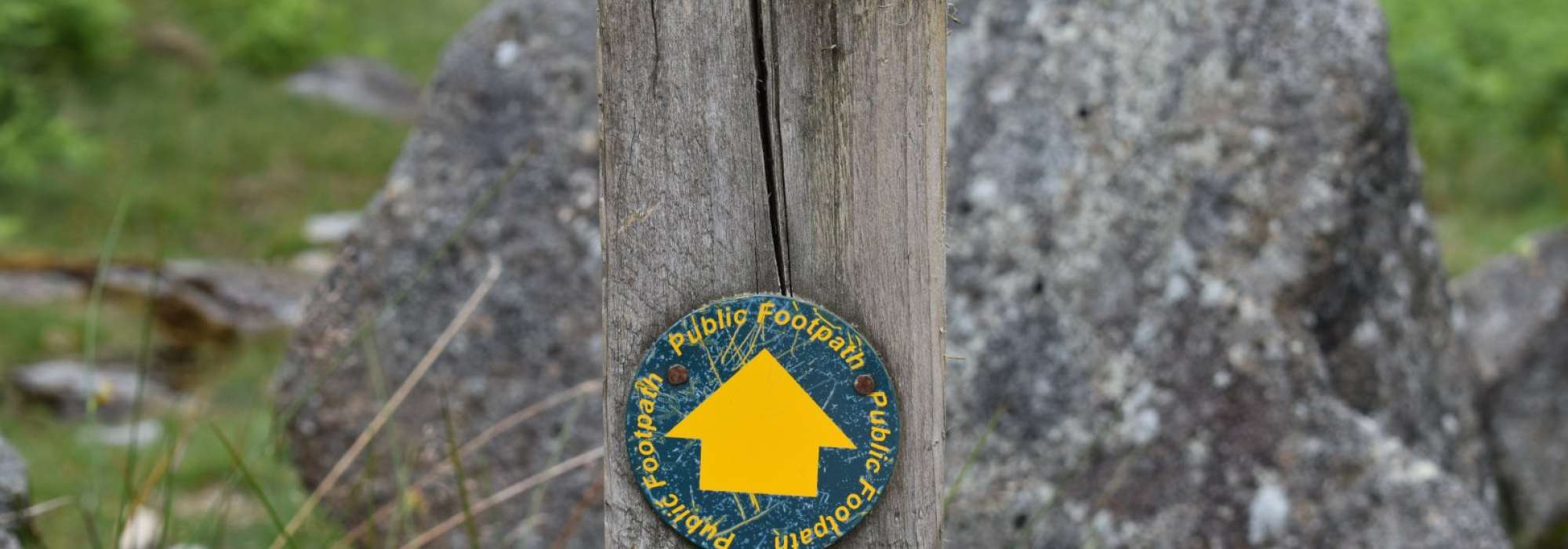Waymark on a signpost